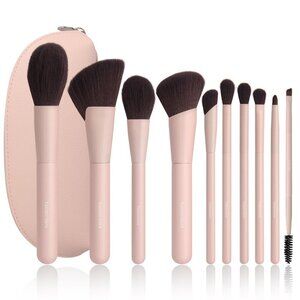 10pc, Makeup Brush Set Foundation  Eyeshadow Blush Concealer Make Up Brushes
